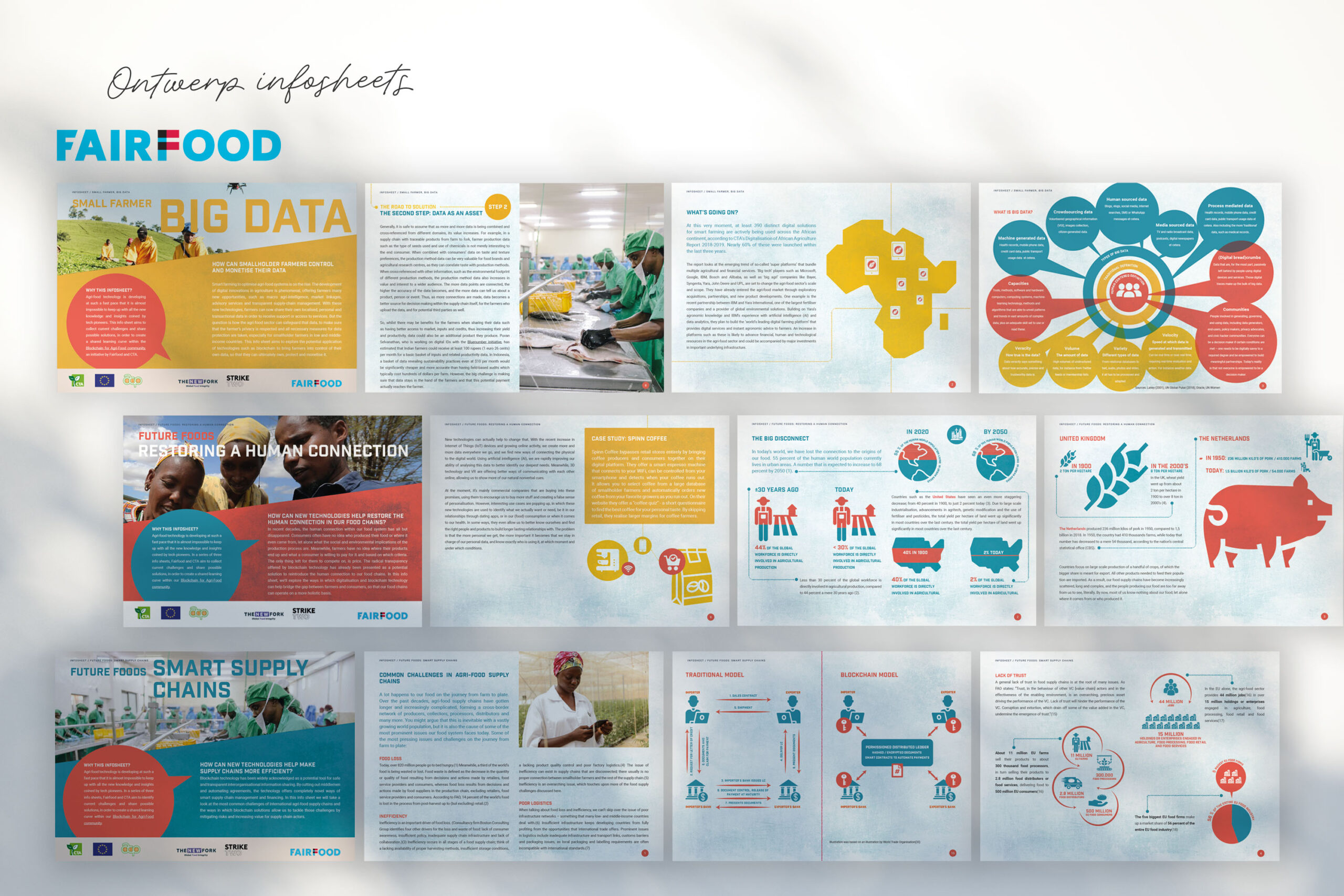 Fairfood brochures door Kirsten Fabels